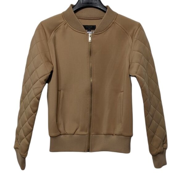 NWT CHOCOLATE USA Bronzed Babe Bomber Jacket M - Picture 1 of 6